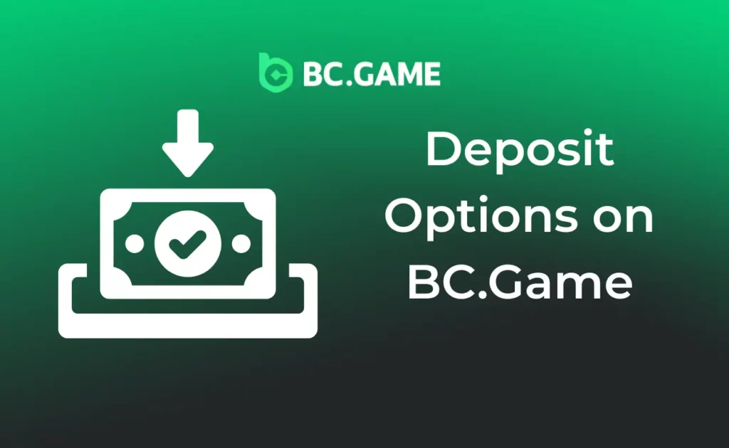 Deposit Options on BC.Game